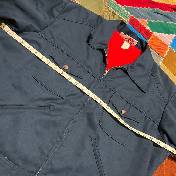 Vintage Dickies Lined Navy Workwear Jacket Large / XL - Picture 5 of 6